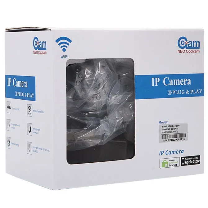 Беспроводная ip камера NEO Coolcam NIP 02OAO ИК ночного видения CCTV видеонаблюдения