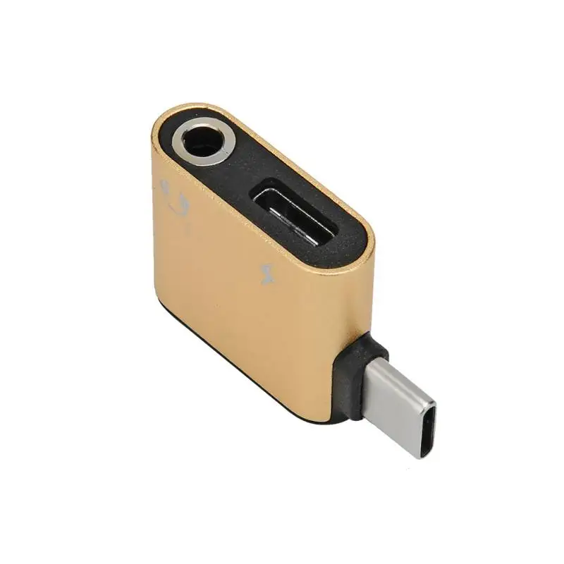 Usb type C до 3 5 мм аудио разъем AUX Наушники двухсторонний прямой угол конвертер