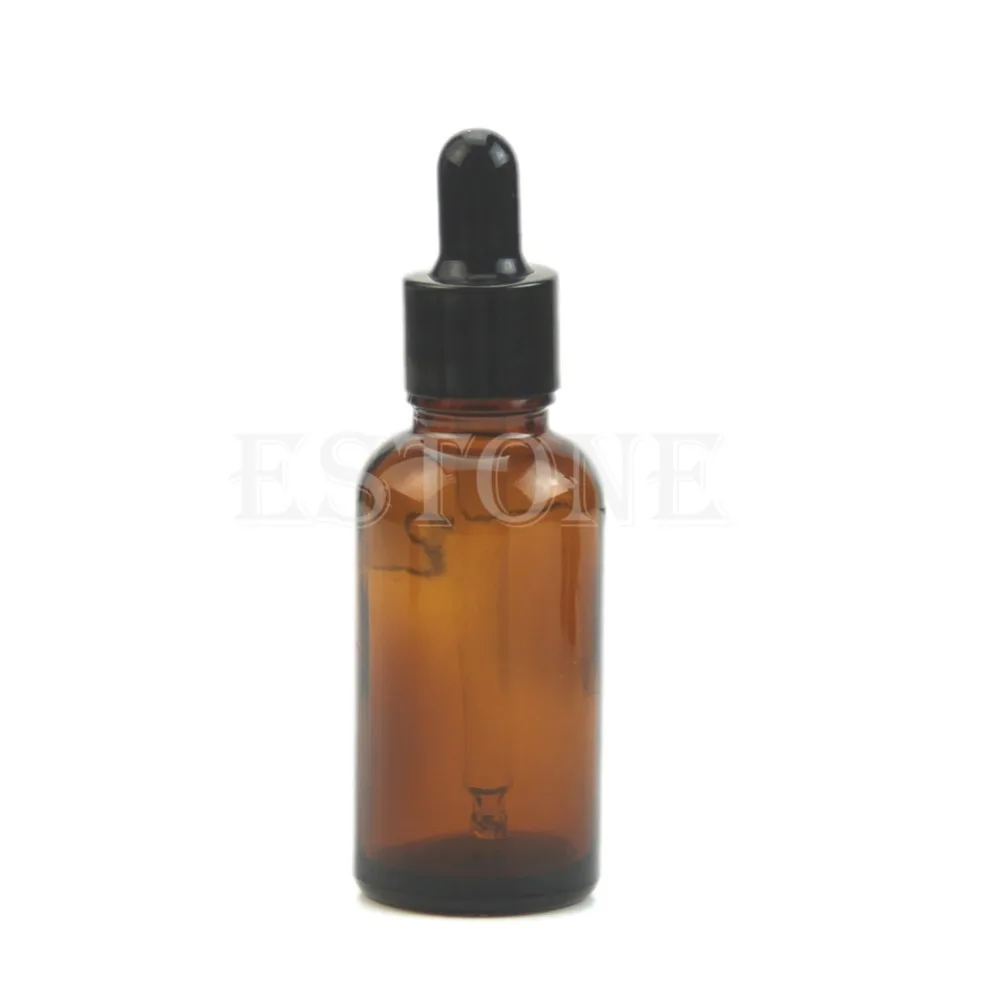 1Pc 5ml 10ml 30ml 50ml 100ml Amber Glass Liquid Reagent Pipette Bottle Eye Dropper Drop Aromatherapy #11 | Красота и здоровье