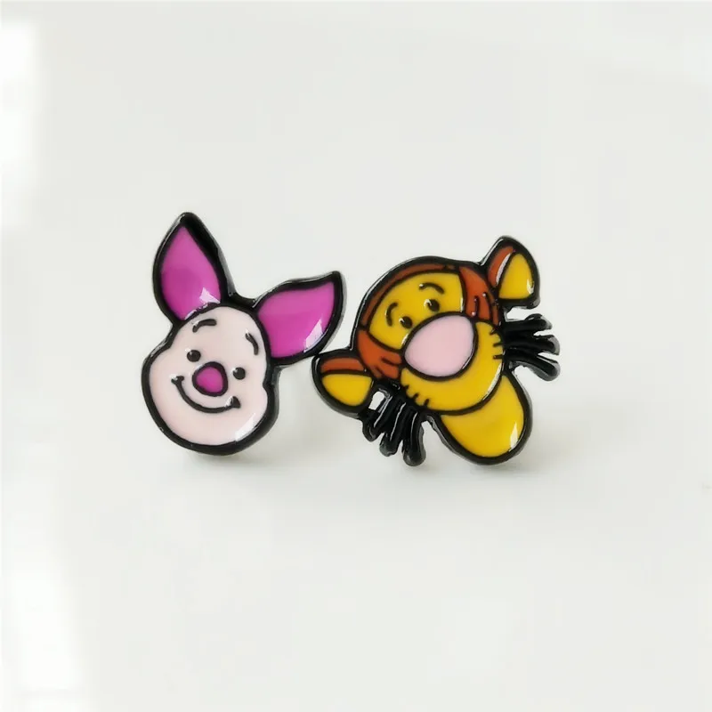 IVYYE Piglet eeyore Мода Аниме Сережка с героями мультфильмов милые серьги-гвоздики с животными для женщин девочек Дети Ювелирные изделия Рождество подарок