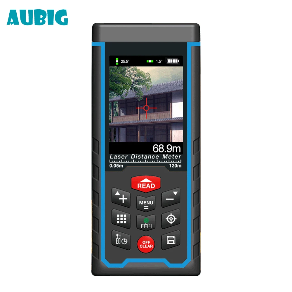Aubig камера Лента USB цветной дисплей Rechargeabele лазерное расстояние Mete лазерный