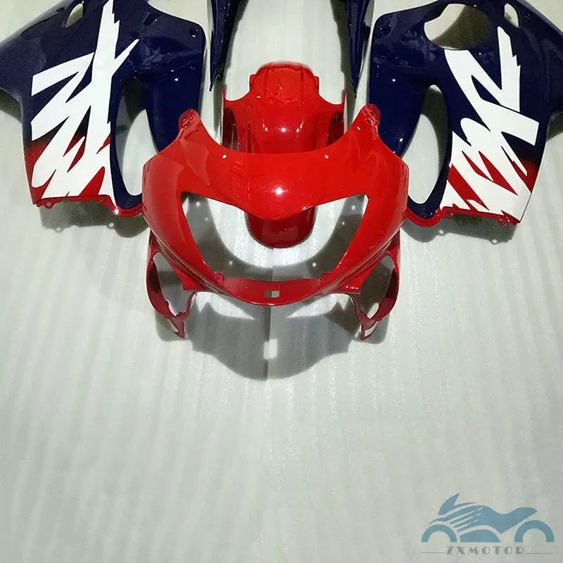 Пользовательские высокого класса обтекатели комплект для HONDA 1999 2000 CBR 600 F4 Красный Синий 99 00 cbr600 f4 запасные части корпуса обтекатели комплект NE4