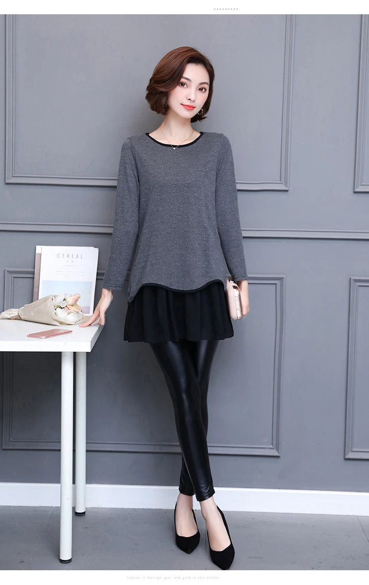 Blusas Mujer De Moda кимоно винтажные Лоскутные Женские топы и блузки винтажные женские туники с круглым вырезом Длинные рубашки размера плюс 5XL
