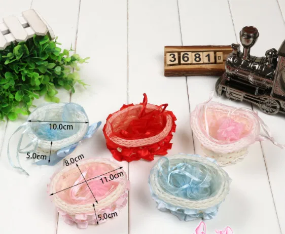 A1 для украшения дома ротанговая креативная сахарница ручной работы с корзиной