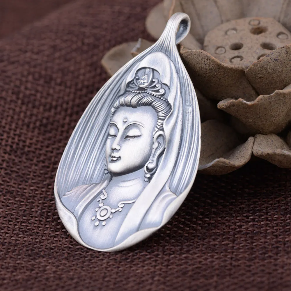 Кулон в виде Будды из серебра 925 пробы унисекс|silver buddha pendant|buddha pendantthai silver pendant |