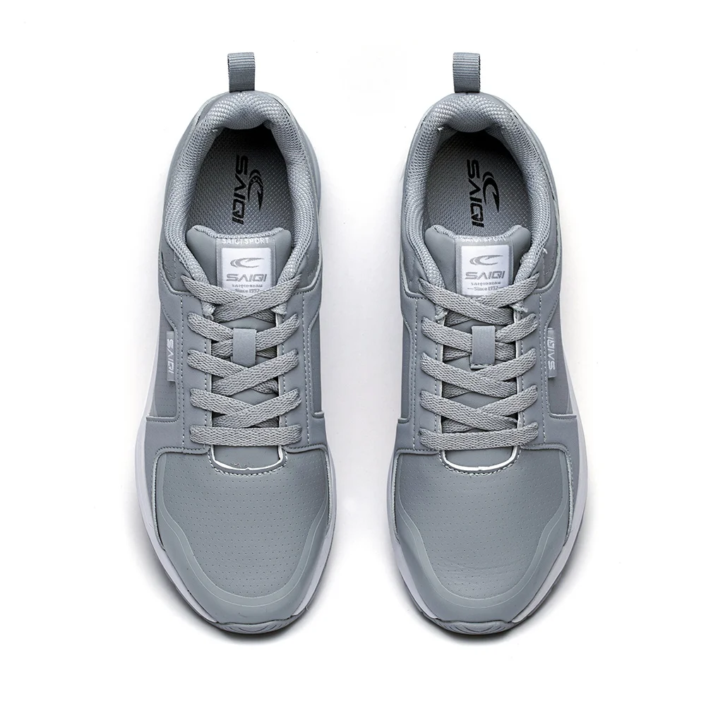 SAIQI 2019 Men's Casual Shoes Shock Absorption Cushion Campus Wind Non-Slip PU Stitching 338056 | Спорт и развлечения
