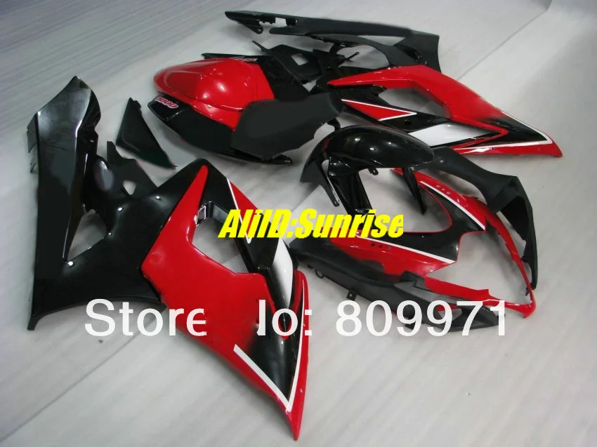 ABS красный черный обтекатель комплект для SUZUKI GSXR1000 2005 2006 GSX R1000 K5 05 06 литьевая форма
