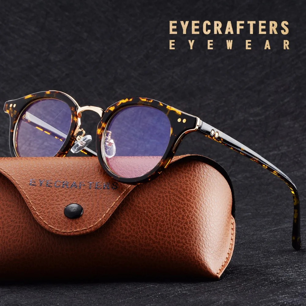 Круглые оправы для очков Eyecrafters брендовые дизайнерские очки унисекс с