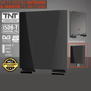 HD-антенна для цифрового ТВ для DVB T2 ATSC ISDBT наружная ТВ-антенна с высоким коэффициентом усиления и низким уровнем шума антенна усилитель комнатная ТВ-антенна