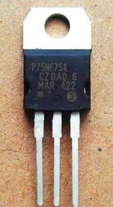 

100% оригинальный новый 75NF75 STP75NF75 75V 80A PNP POWER MOSFET TO-220 IC x 20 шт Бесплатная доставка разъем