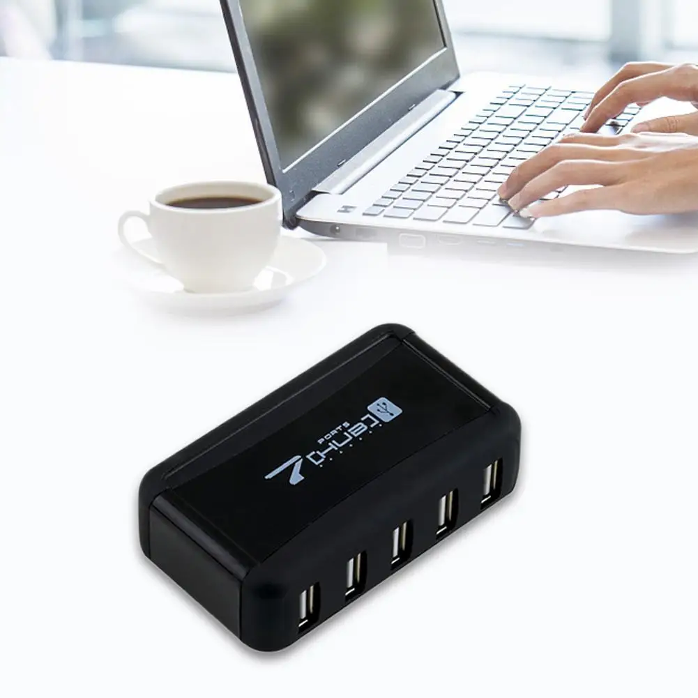 Адаптер переменного тока 7 Порты и разъёмы мульти функциональный USB 2 0