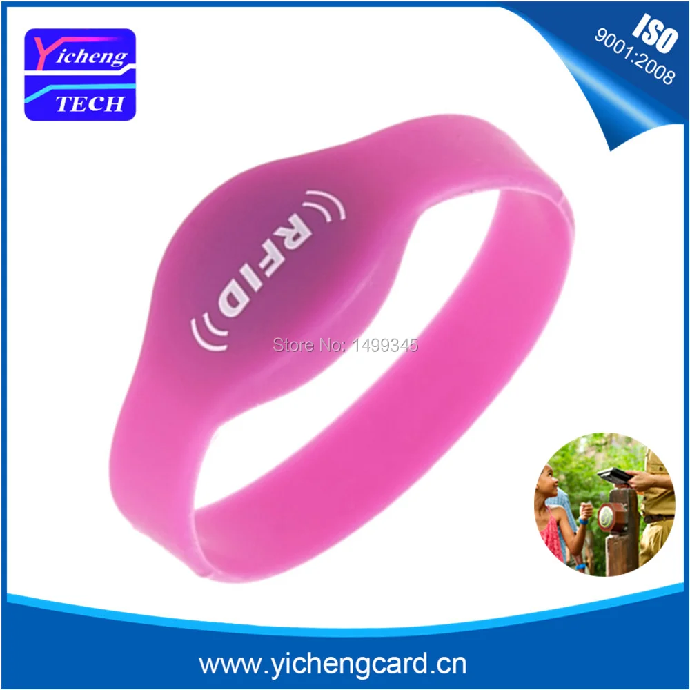 

100pcs Clone EM4305 duplicator RFID Wristband Writable Rewrite Card Bracelet RFID Copy Card waterpoof silicone wristband