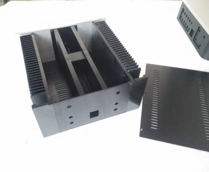 3415 All aluminum amplifier chassis Class A case AMP Enclosure DIY box ( 340*150*355mm) | Электроника