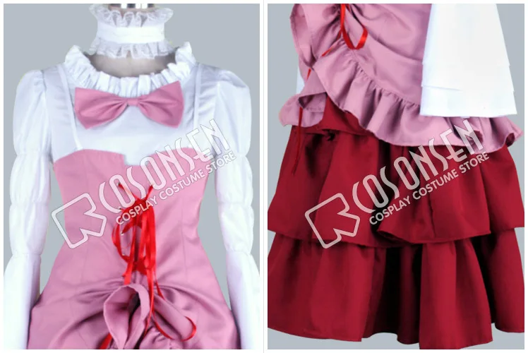 Костюм для косплея ONSEN Umineko no Naku Koro ni Erika Furudo полный комплект все размеры|cosplay