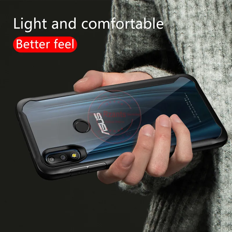 Чехол для телефона Rzants для Asus ZenFone Max Pro M2/M1 прозрачный Жесткий ПК задняя Нескользящая Противоударная тонкая крышка для Max Pro M2/M1