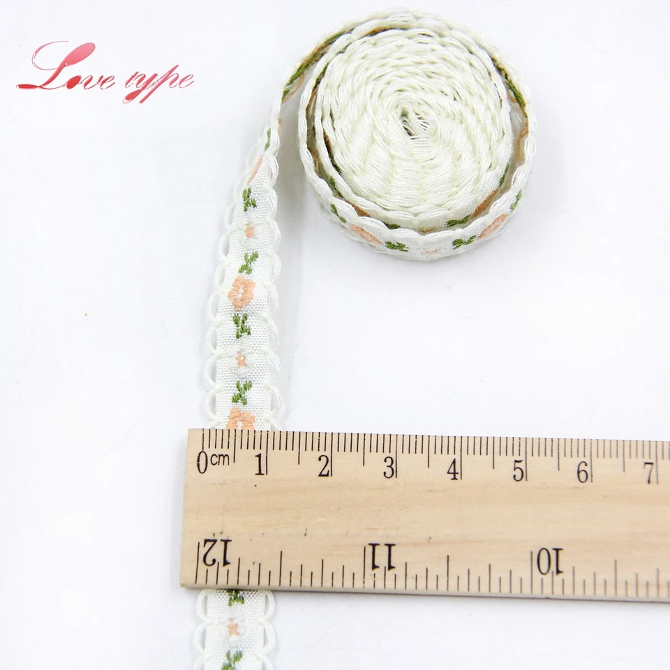 5rard/Lot Folk Custom Polyester Cotton Material Lace Ribbon For Home Decoration Accessories DIY Sewing Wedding Handmade Supplies | Дом и сад