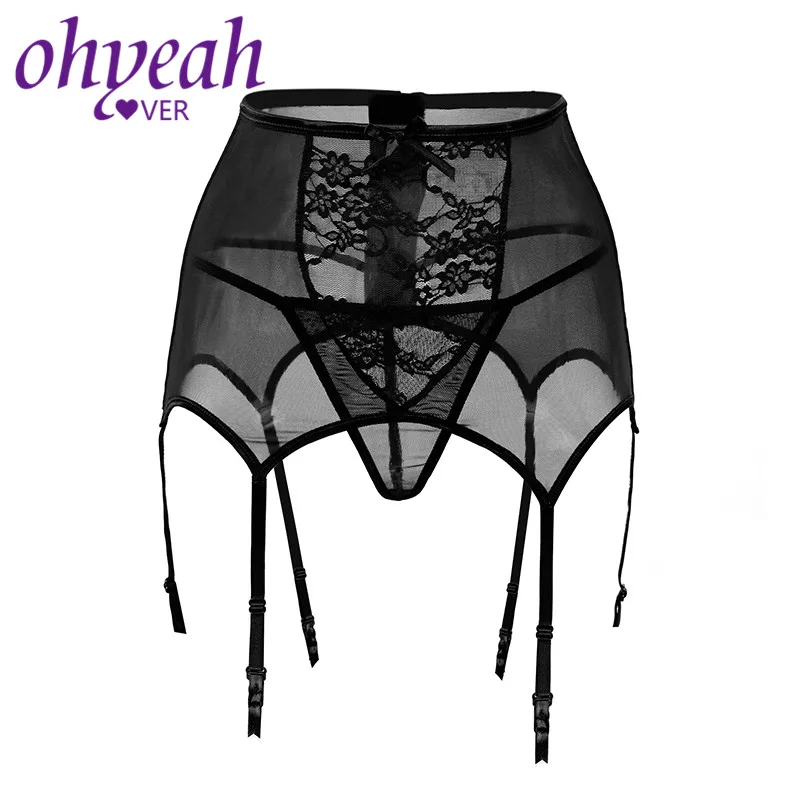 Ohyeahlover, сексуальная Кружевная подвязка, трусики, женское нижнее белье, высокая талия, подтяжки, женские сексуальные, размера плюс, пояс для чулок, PM5140