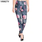 Женские леггинсы с принтом YRRETY, женские брюки для фитнеса с высокой талией и эффектом пуш-ап, одежда из спандекса, леггинсы для фитнеса