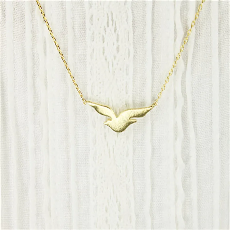 Новое ожерелье с подвеской в виде чайки изящное и нежное подарок подруге невесты