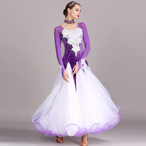 Костюм для современных танцев Мэй Юй S7017, Женская Одежда для танцев, дизайнерский костюм для бальной комнаты, вечернее праздничное платье