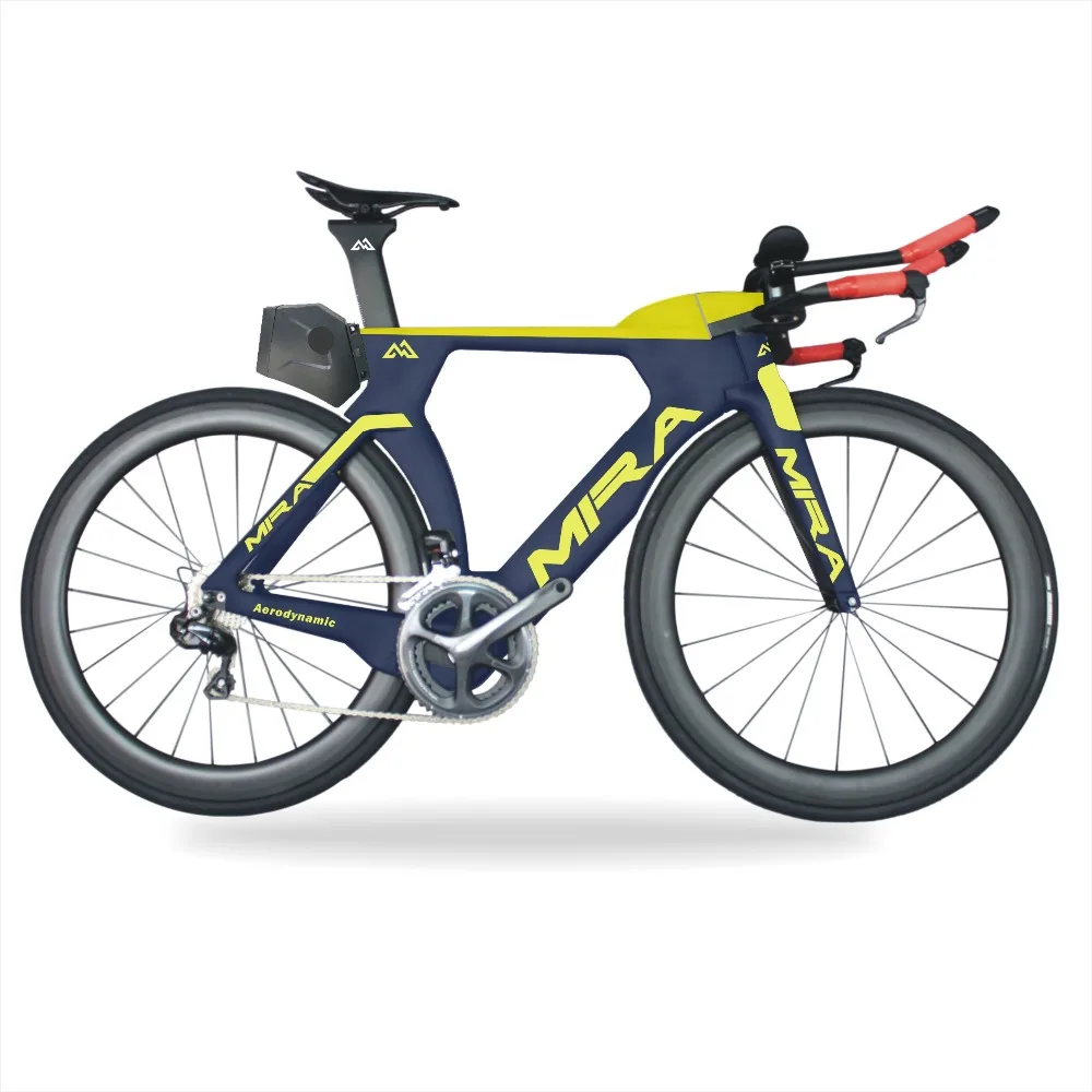 Чудо bicicletas углеродный ТТ велосипедный с Ultegra R8060 Di2 TT полный комплект 700x25c полный велосипед углеродный Триатлон велосипед