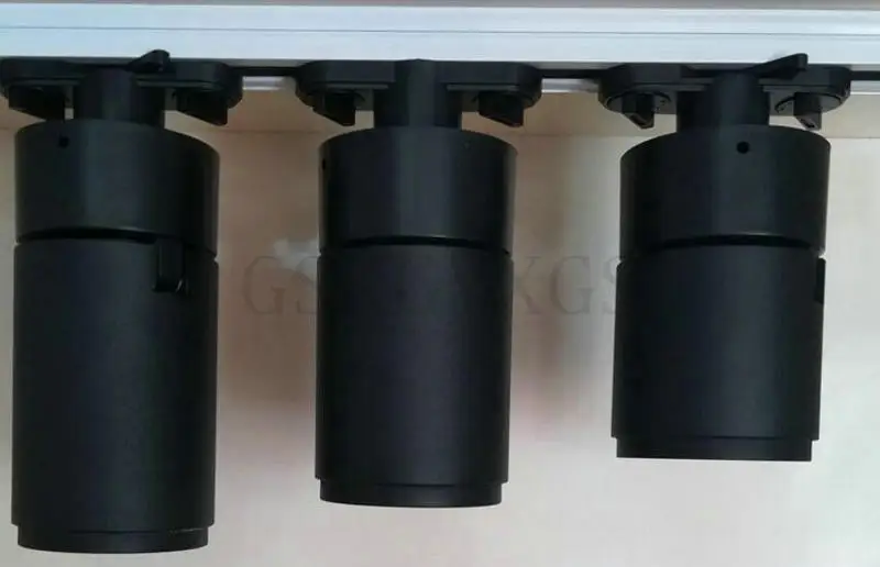 20 Вт 30 40 кри светодиодный Трек свет LED железнодорожное освещение черный/белый