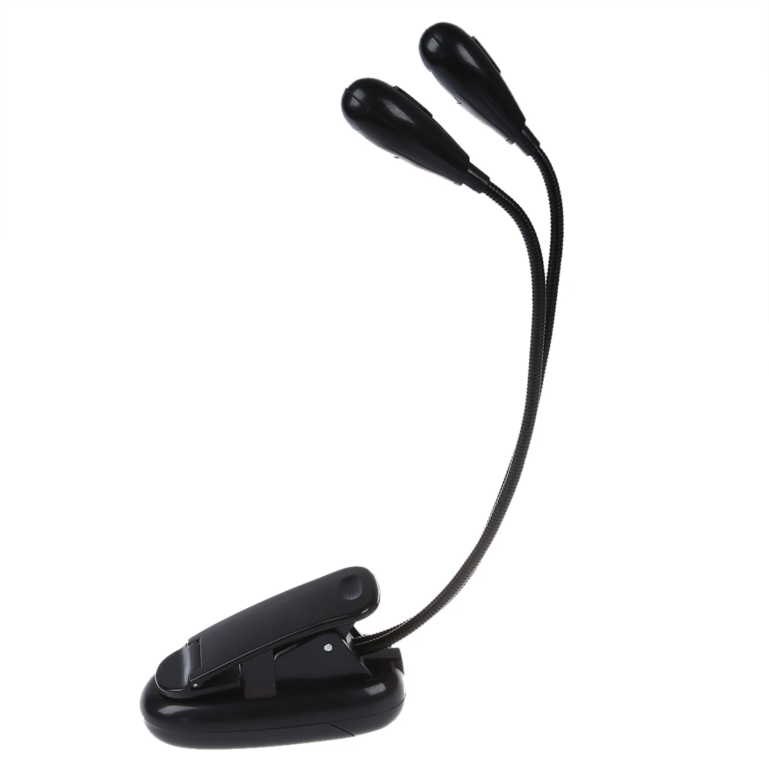 Brand New Black Clip on 2 Dual Arms LED Flexible Book Music Stand Light Lamp | Освещение