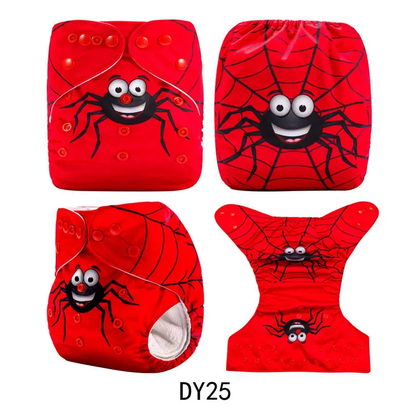 Лев ткань пеленки Смешные Детские Многоразовые крышка лиса подгузник карман с