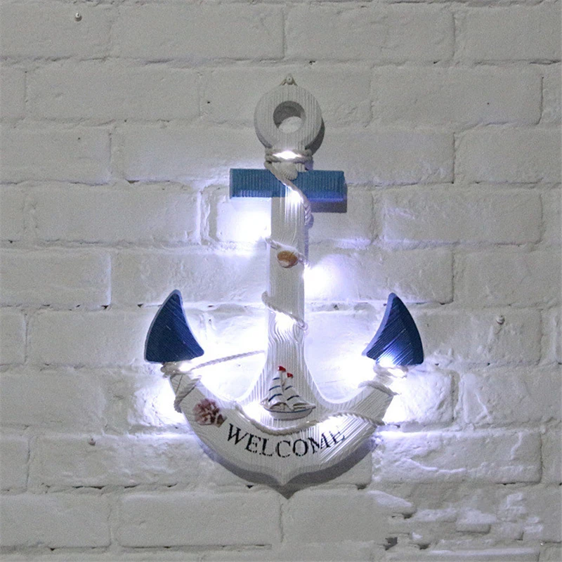 Деревянный якорь в средиземноморском стиле 45/60 см|gift gifts|gift decorationgift ornaments |