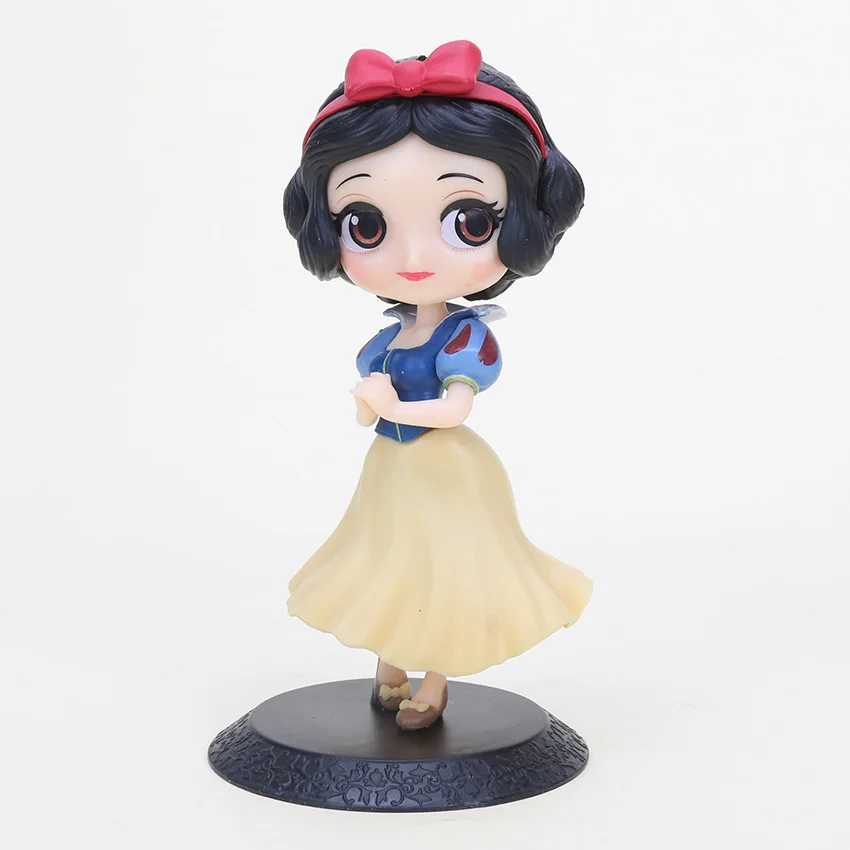 blackbase snow white 11 см Q Posket принцесса фигурка игрушки принцесса Мулан фигурка Модель Коллекция ПВХ игрушки - Цвет: blackbase snow white