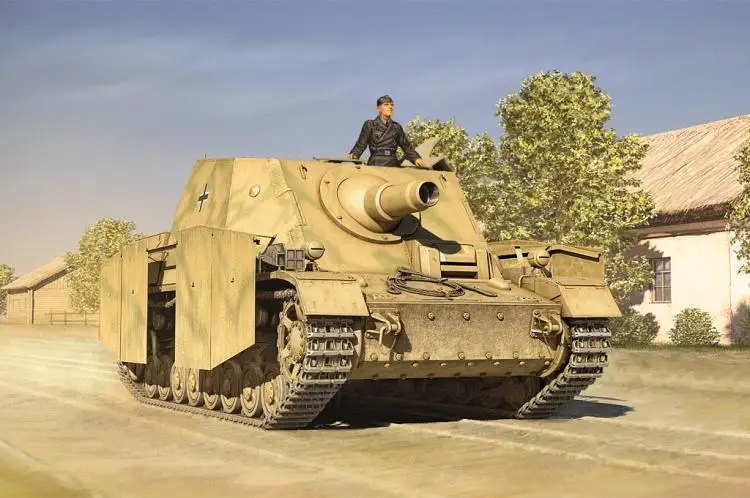 

HobbyBoss 80134 1/35 немецкий штурмпанцер IV ранний Sd. KFZ. 166 «брумбар»