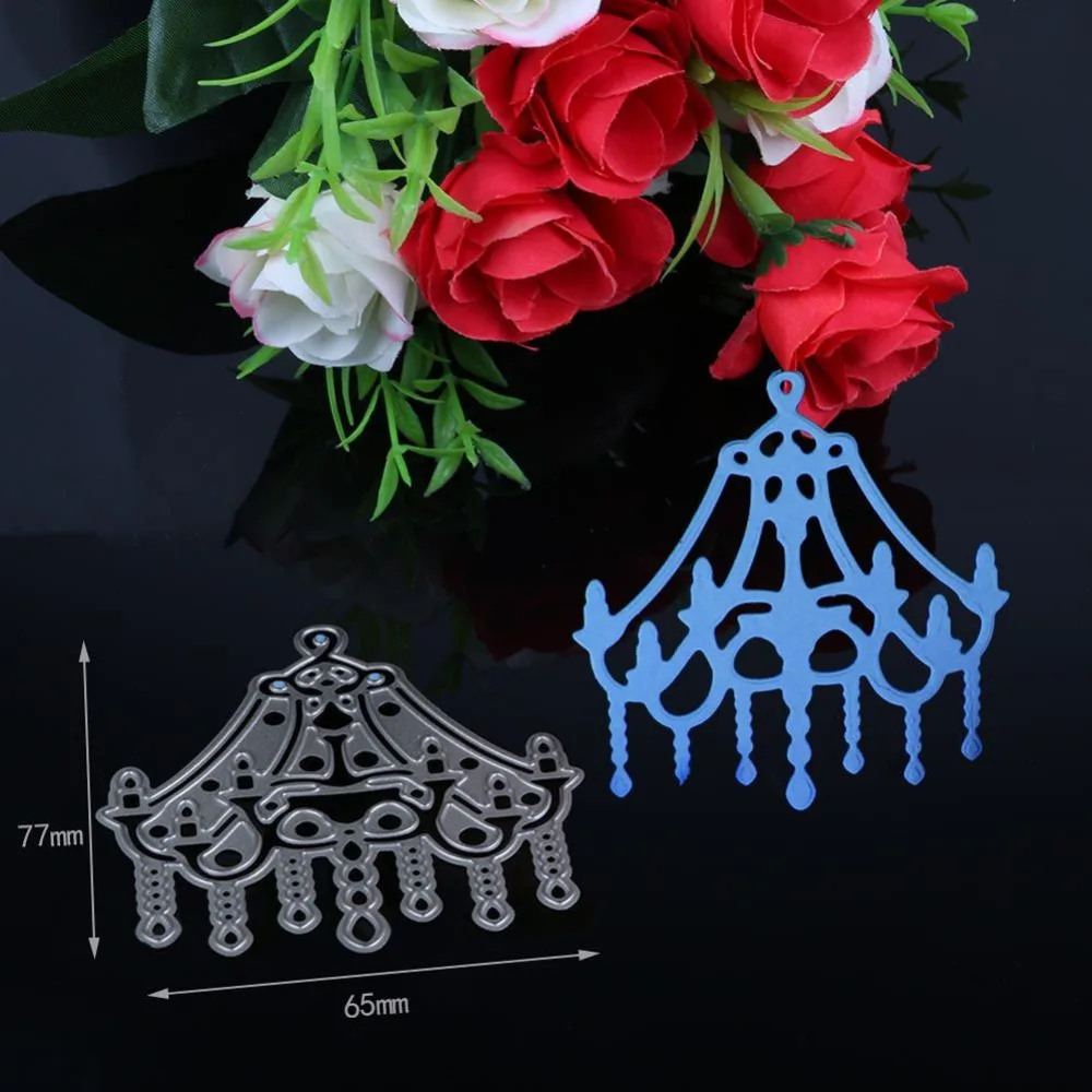 Люстра резки умирает трафарет для DIY Скрапбукинг альбом Бумага карты фото