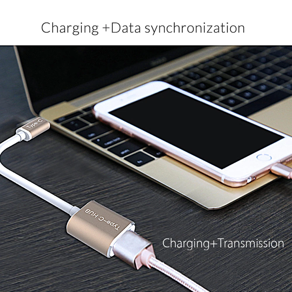 Tutuo Тип USB c OTG кабель адаптера Женский USB-3.0 штекер Тип-C адаптер для Macbook samsung S8 Nexus 5x6