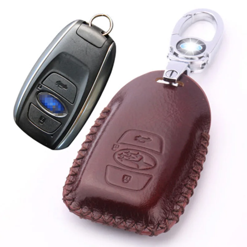 Оригинальный чехол для брелока с дистанционным управлением серии Subaru|leather key fob