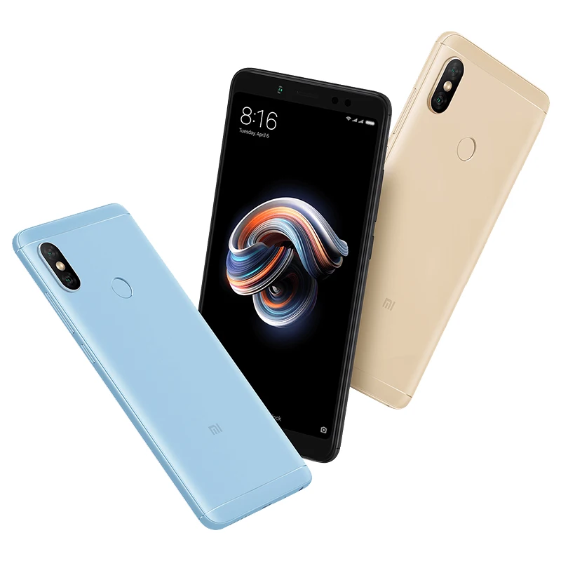 Мобильный телефон Xiaomi Redmi Note 5 с глобальной версией 3 ГБ 32 Android 8 1 Восьмиядерный - Фото №1