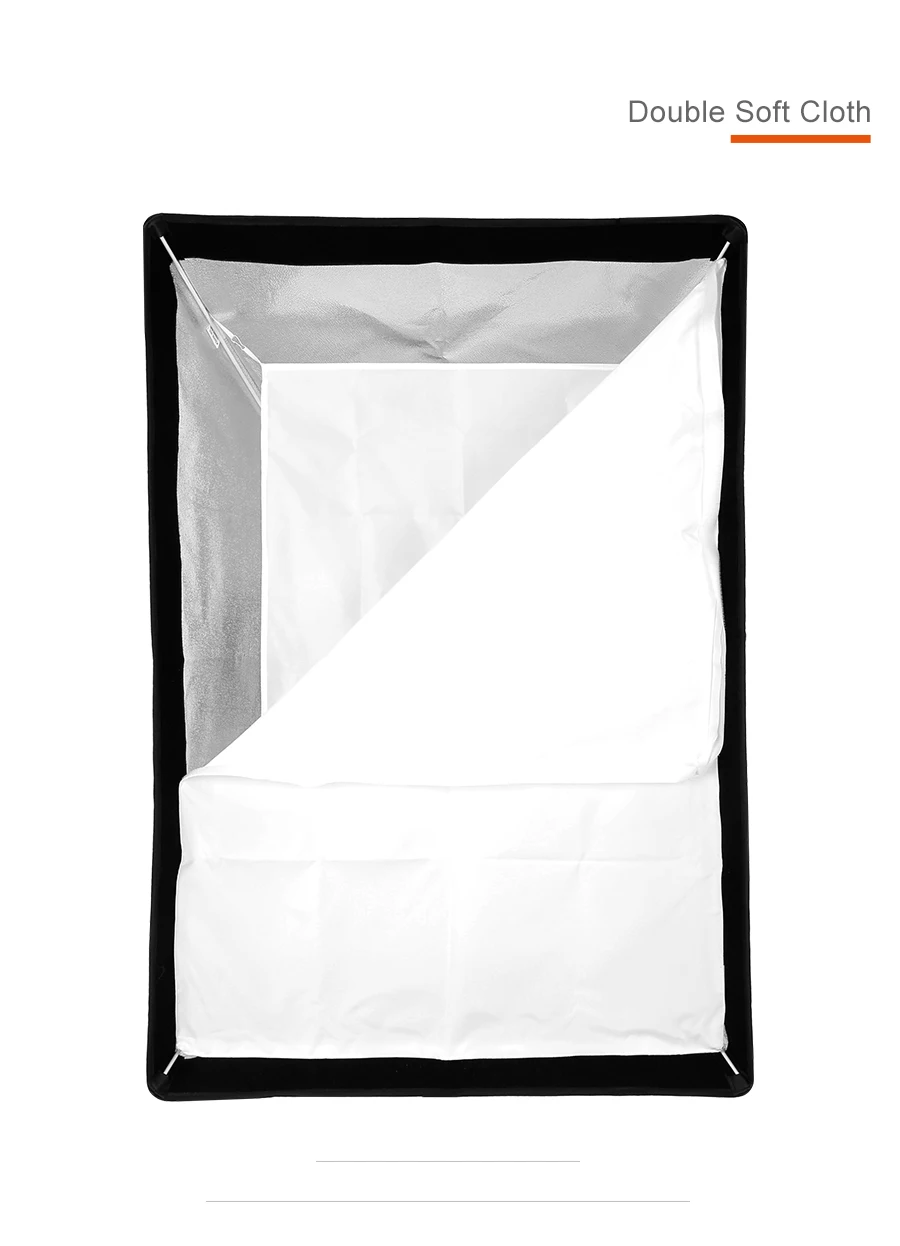 Godox SB-UE 60X90 см 24X35 дюймов портативный прямоугольный Зонт софтбокс Bowens крепление для студийная вспышка Speedlite