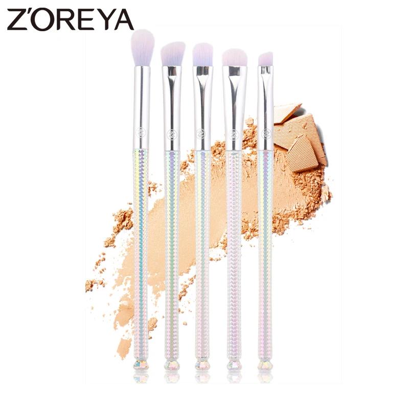 

Zoreya Brand 5pcs Angled Brow Makeup Brush Sets High Quality Blending Cosmetic Brushes For Eye Make Up Best Tools For Daily Use