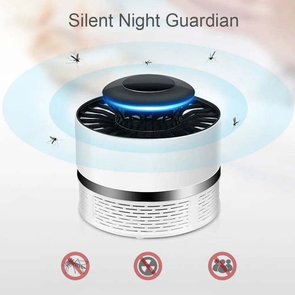 Электрический USB Fly Bug Zapper Mosquito Insect Killer светодиодный светильник ловушка лампа