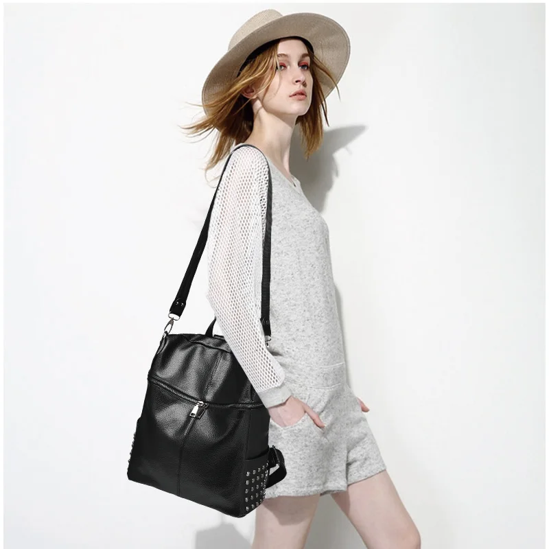 Бренд для женщин рюкзак кожаный школьные сумки Mochila Feminina Bolsas женские рюкзаки Rugzak