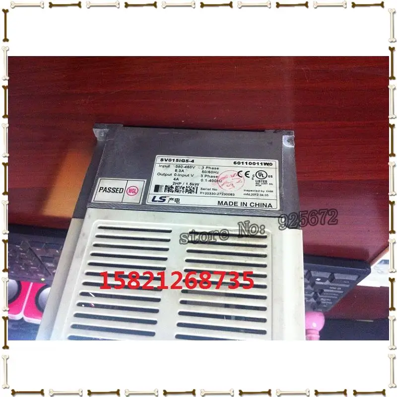 1 5 кВт/LS electrogenesis inverter SV015IG5 4 380 В был протестирован продажа по низкой цене|inverter