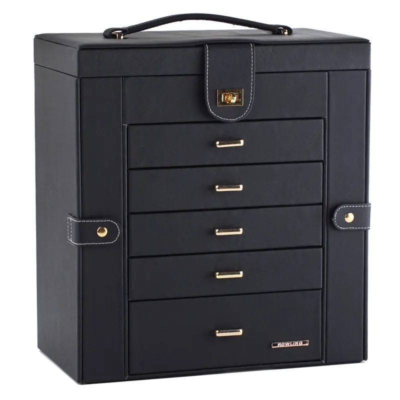 Вместительная шкатулка для ювелирных изделий большая бабочка косметический