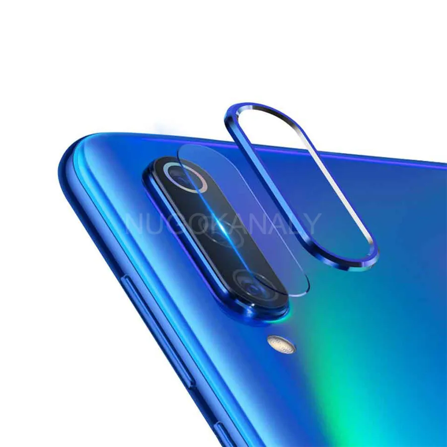 Закаленное стекло+ металлическое защитное кольцо для Xiao mi A3 mi 9T Pro 9 Lite CC9 CC9e пленка для камеры заднего объектива для Red mi K20 Pro Note 8 7