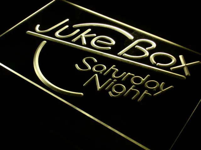I328 Juke Box субботний ночной бар Pub светодиодный неоновый светильник переключатель