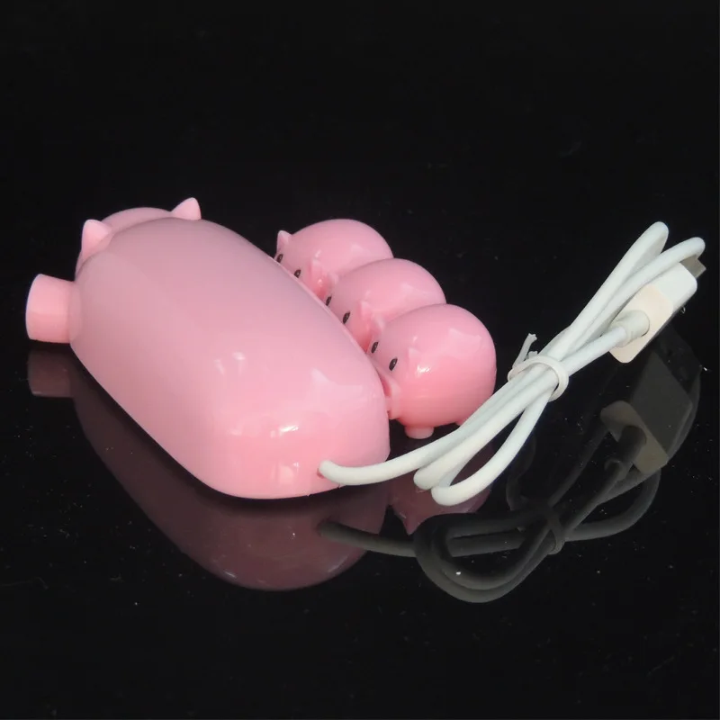 Свинья 3 порта Micro USB 2 0 Зарядка Led концентратор порт Обмен Переключатель OTG