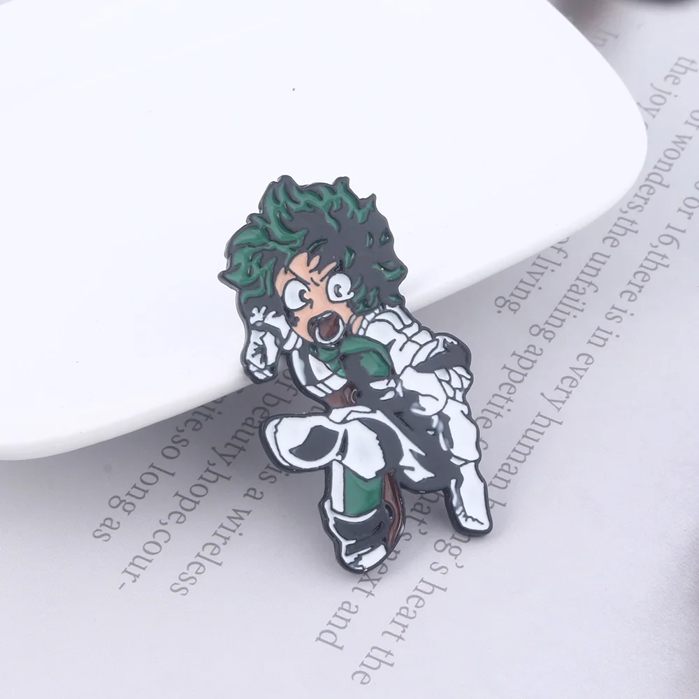My Hero academic булавки броши Izuku Midoriya Katsuki Bakugou All Might шото Тодороки значок нагрудный