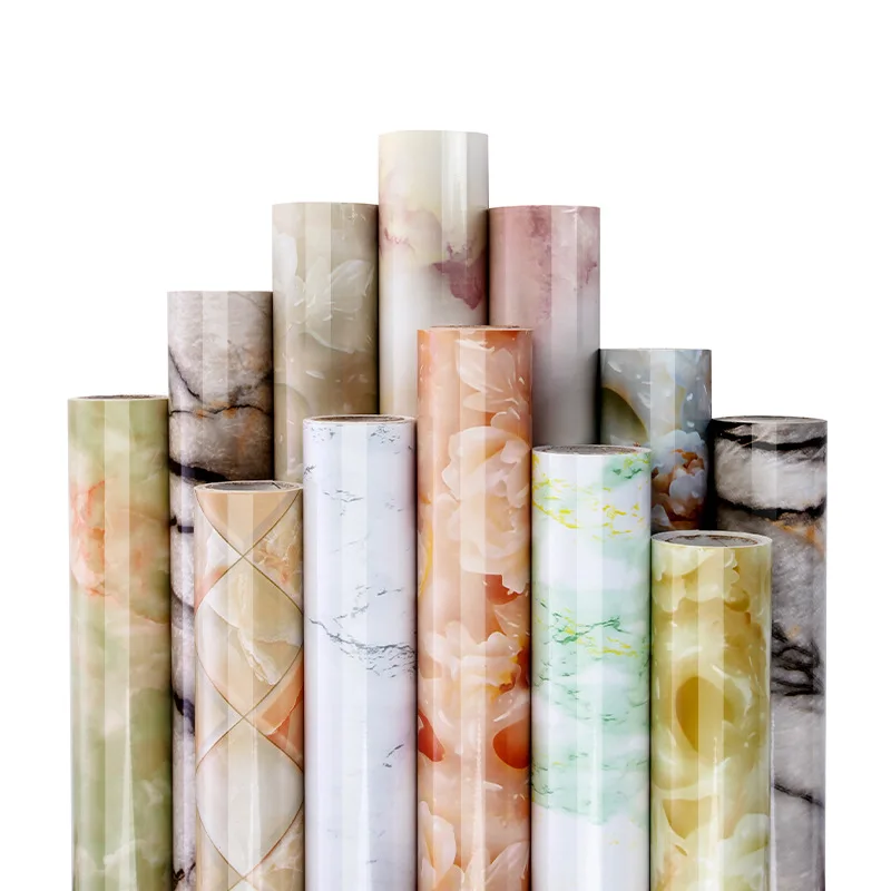 

Self adhesive Waterproof PVC Wallpaper Imitation Marble Wardrobe Furniture Stickers Home Decor Backsplash Wall Cover old Things