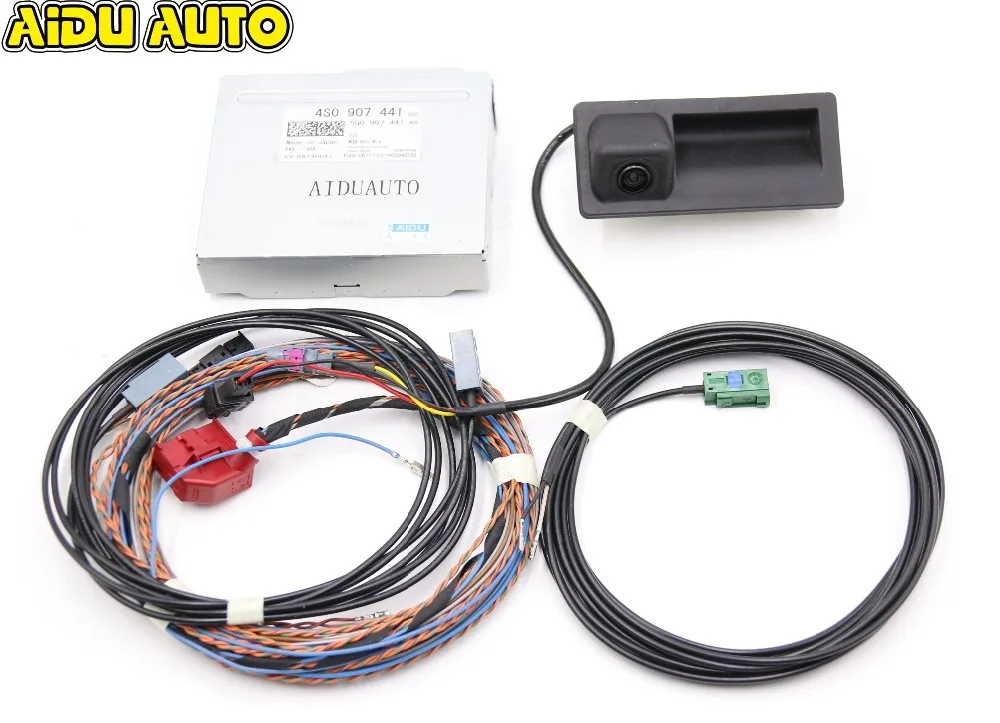 AIDUAUTO для Audi A6 4G A7 направляющая обратная камера RVC задняя 4S0 907 441 B & 8V0 827 566|Камеры