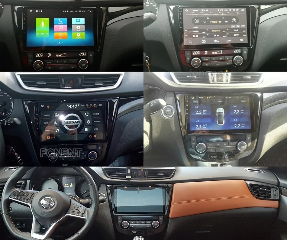 Android 9,0 автомобильный радиоприемник 2 Din Gps Navi для Nissan X-trail Qashqai- Px6 Dsp Ips Экран 4 Гб+ 64 Гб 8-ядерный Rds Wi-Fi, Bt