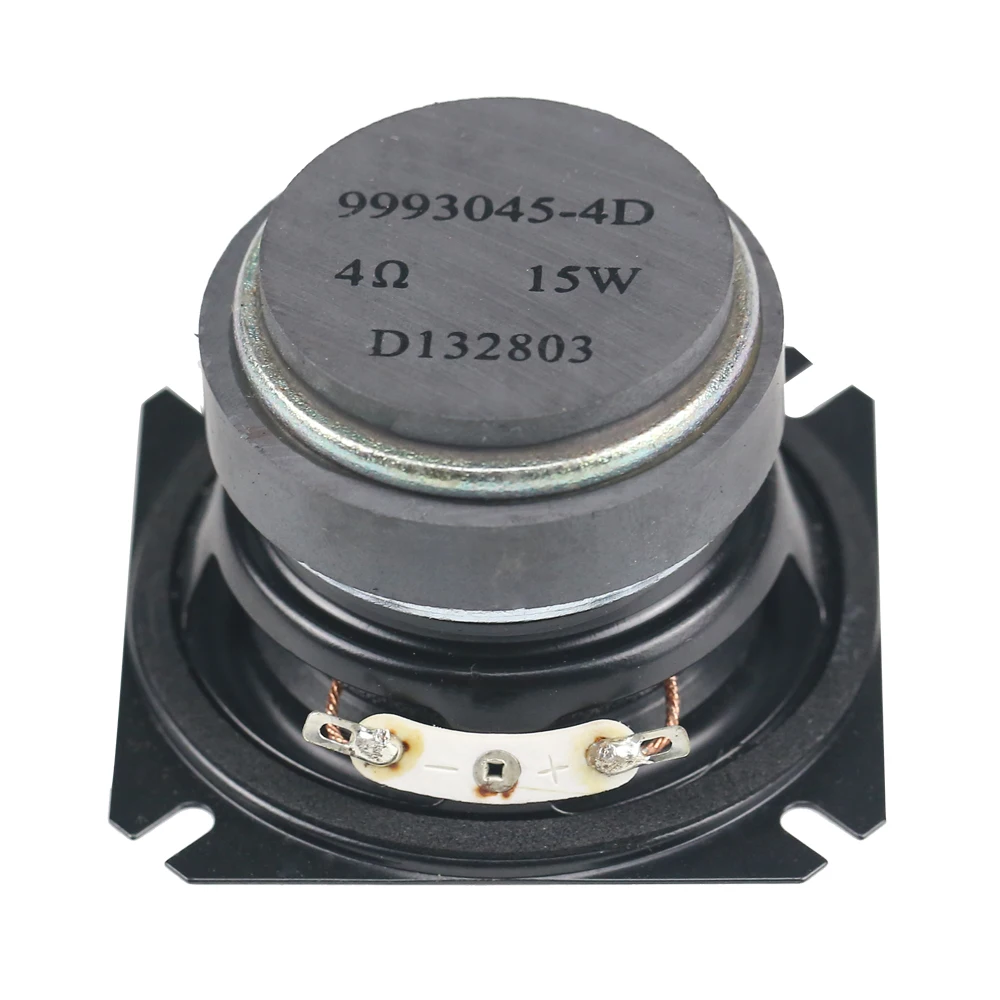 GHXAMP 2,5 дюймов 4OHM 15 Вт Полнодиапазонный динамик бас портативный домашний кинотеатр Настольный динамик бумажный конус, резиновый край человеческий голос 2 шт