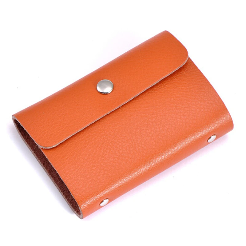 Модный чехол унисекс из натуральной кожи для банковских и кредитных карт мужской